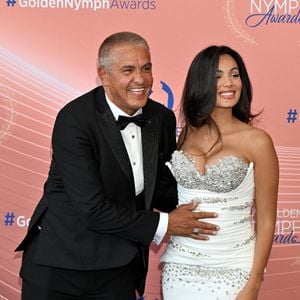 Samy Naceri et sa compagne Sofia Athena durant la cérémonie de clôture du 63ème Festival de Télévision de Monte-Carlo au Grimaldi Forum à Monaco, le 18 juin 2024. © Bruno Bebert / Bestimage