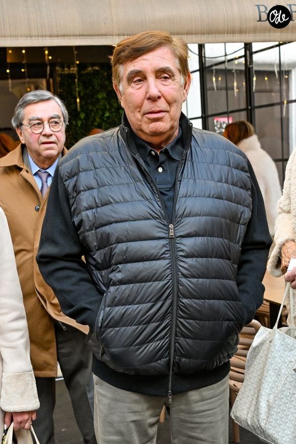 Jean-Pierre Foucault aux obsèques d'Evelyne Leclercq en la cathédrale Sainte-Réparate de Nice, France, le 13 janvier 2026. © Bruno Bebert/Bestimage