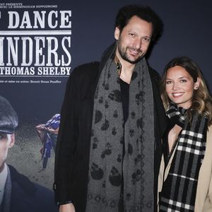 Eric Antoine et sa nouvelle compagne Gennifer Demey (présentatrice météo sur M6) - Première du spectacle "Peaky Blinders" à La Seine Musicale à Boulogne-Billancourt le 12 mars 2025. © Jacques Tribeca/Bestimage