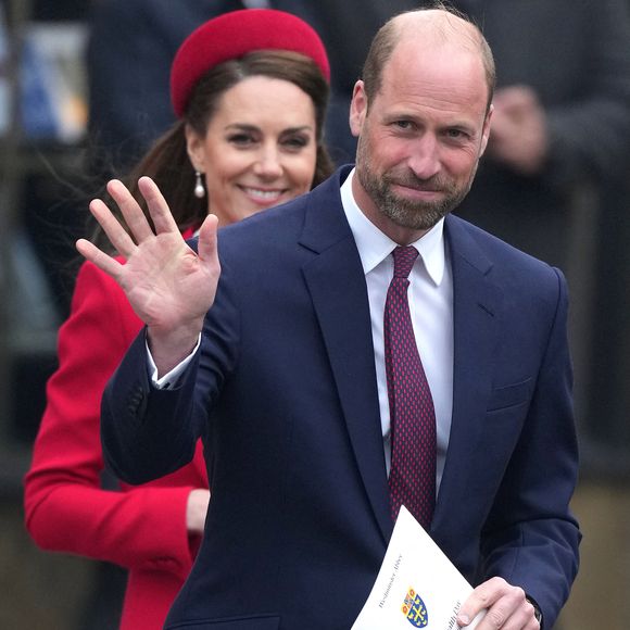 Le prince William, prince de Galles, et Catherine (Kate) Middleton, princesse de Galles - La famille royale d'Angleterre célèbre le 76ème Commonwealth Day à l'abbaye de Westminster à Londres le 10 mars 2025.

Photo : Julien Burton / Bestimage