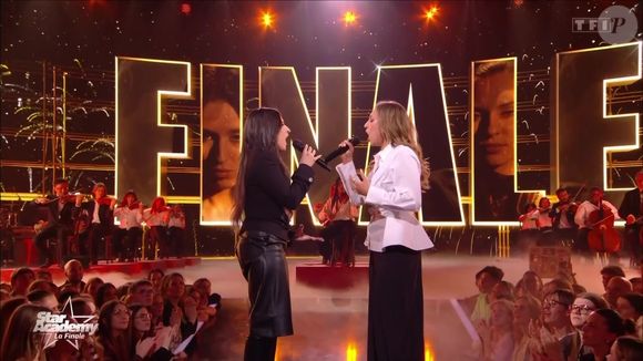 Ambre et Léa se sont affrontées lors de la finale de la "Star Academy". Capture d'écran TF1