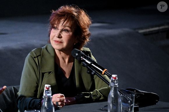 Marlène Jobert donne une master class lors du 14e Festival Lumière à Lyon, le 20 octobre 2022. Photo : Julien Reynaud/APS-Medias/ABACAPRESS.COM