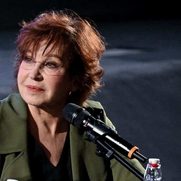 Marlène Jobert donne une master class lors du 14e Festival Lumière à Lyon, le 20 octobre 2022. Photo : Julien Reynaud/APS-Medias/ABACAPRESS.COM