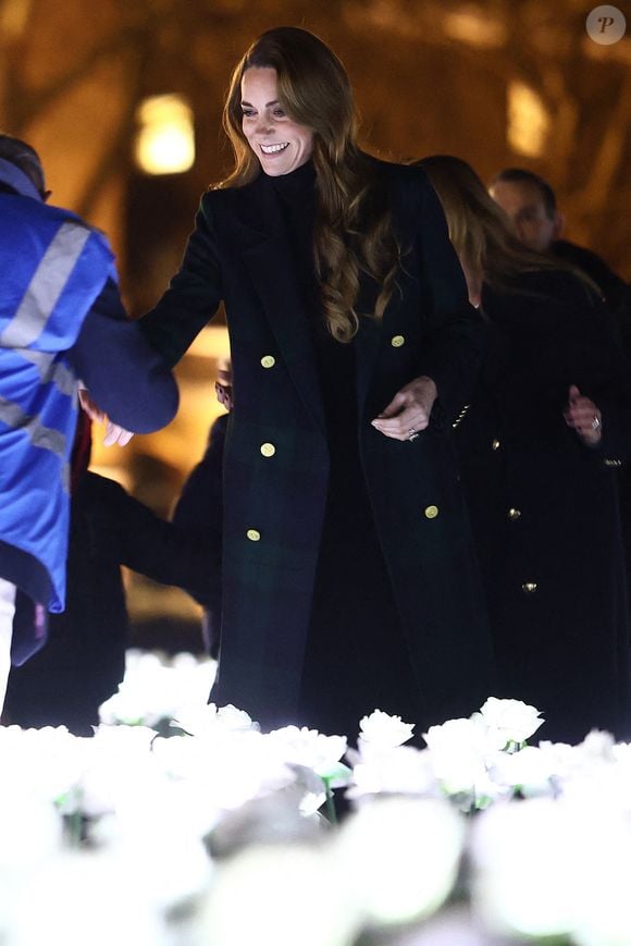 L'hôpital londonien dans lequel elle s'est fait traitée contre son cancer l'an dernier

La princesse de Galles visite le jardin Ever After à l'hôpital Royal Marsden. Le jardin est composé de 30 000 roses illuminées que les membres du public peuvent dédier à un membre de leur famille en soutien à la Royal Marsden Cancer Charity à Londres, Angleterre, Royaume-Uni, le 13 décembre 2025. Photo by Toby Shepheard/Kensington Palace/Avalon/ABACAPRESS.COM