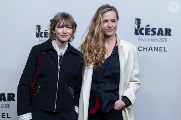 Elsa Houben et Cécile de France - Photocall du dîner des Révélations César 2026 à l'Elysée Montmartre à Paris, France, le 19 janvier 2026.
 
© Olivier Borde / Bestimage