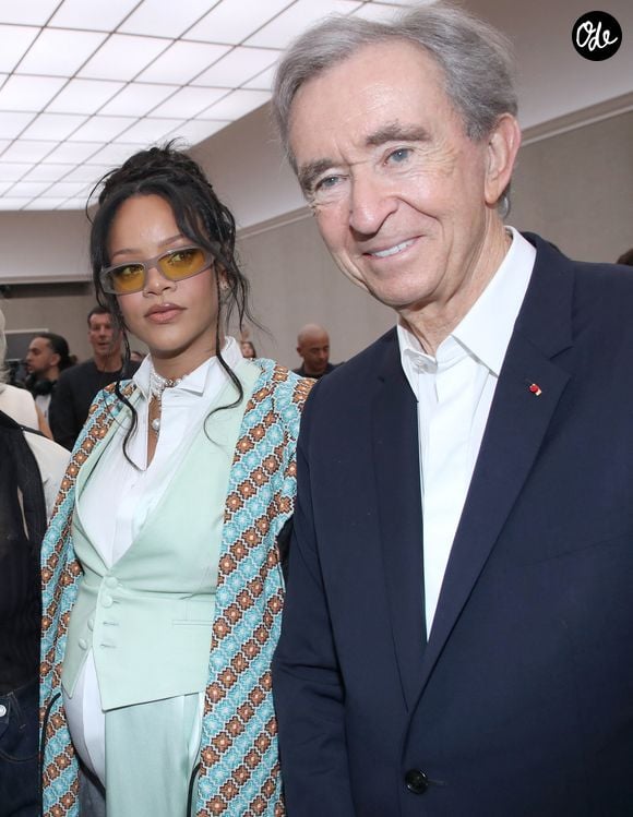 Rihanna et Bernard Arnault - Défilé de mode Dior Homme, Collection Printemps / Été 2026, Front Row, dans le cadre de la Fashion Week de Paris, France, le 27 Juin 2025. 

© Olivier Borde / Bertrand Rindoff / Bestimage