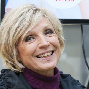 Exclusif - Les coulisses du bulletin météo avec Évelyne Dhéliat pour les 30 ans de la Fête de la Science à la Sorbonne le 9 octobre 2021. Panoramic / Bestimage