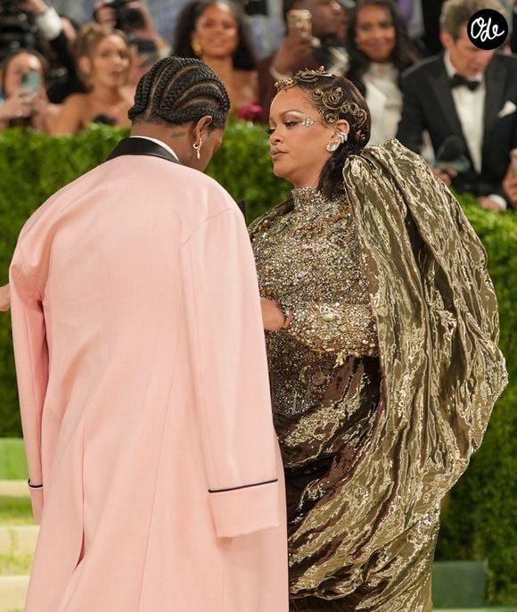 ASAP Rocky, Rihanna au photocall du Met gala 2026 sur le thème "Fashion is Art" au Metropolitan Museum of Art à New York le 4 mai 2026.