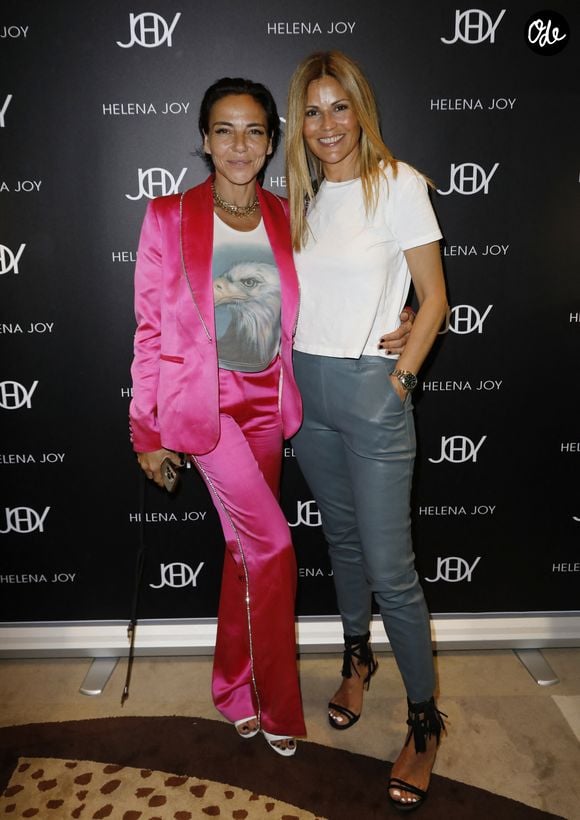 Sandra Sisley, Cécile Siméone - Cocktail dînatoire pour la marque de Joaillerie Helena Joy à l' hôtel Brach à Paris le 11 mai 2022. © Marc Ausset-Lacroix/Bestimage