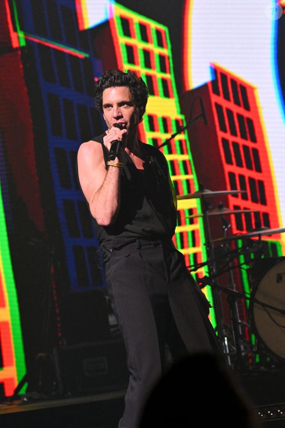 Mika, l'auteur-compositeur-interprète, musicien et acteur libano-américano-britannique, en concert sur la scène du Grand Auditorium du Palais des Festivals de Cannes dans le cadre du MIDEM 2025 le 30 janvier 2025.
© Bruno Bebert/Bestimage