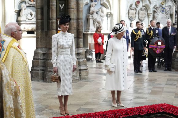 La famille royale britannique et les personnalités assistent à un service d'action de grâce à l'abbaye de Westminster à Londres, à l'occasion du 80ème anniversaire du jour de la Victoire en Europe (VE Day), le 8 mai 2025. Mirrorpix / Bestimage