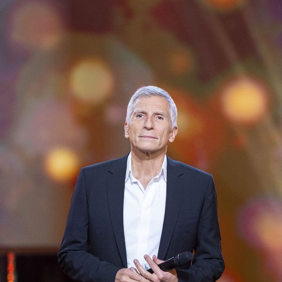 Exclusif - Nagui sur le plateau de l’émission “Unis pour Mayotte” diffusée en direct sur France 2, qui a permis de récolter plus de 5 millions de dons le 17 décembre 2024. © Pierre Perusseau / Bestimage