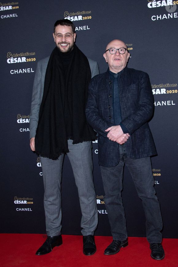 Hakim Jemili et Michel Blanc au Photocall des Révélations de César 2020 au Petit Palais à Paris, France, le 13 janvier 2020. Photo par Aurore Marechal/ABACAPRESS.COM