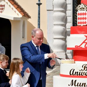 Le prince Albert II de Monaco fête son anniversaire, sur la Place du Palais princier de Monaco, le 14 mars 2024. 

Photo : Bruno Bebert/Bestimage