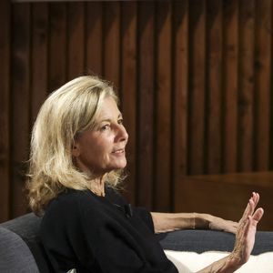 Exclusif - Claire Chazal, sur plateau de la nouvelle émission "Animalement Vôtre" présentée par Bernard Montiel et diffusée le 7 décembre sur France 3, à Paris, France, le 7 octobre 2025. © Jack Tribeca/Bestimage