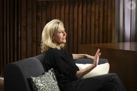 Exclusif - Claire Chazal, sur plateau de la nouvelle émission "Animalement Vôtre" présentée par Bernard Montiel et diffusée le 7 décembre sur France 3, à Paris, France, le 7 octobre 2025. © Jack Tribeca/Bestimage