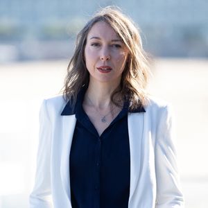 Jeanne Cherhal - Photocall du film "Un Silence" lors de la 71ème édition du Festival international du film de Saint-Sébastien à Saint-Sébastien, Espagne, le 25 septembre 2023.