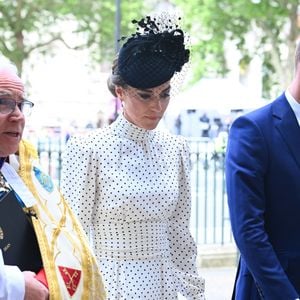 Catherine (Kate) Middleton, princesse de Galles - La famille royale britannique et les personnalités assistent à un service d'action de grâce à l'abbaye de Westminster à Londres, à l'occasion du 80ème anniversaire du jour de la Victoire en Europe (VE Day), le 8 mai 2025. GOFF INF / BESTIMAGE