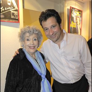 Micheline Dax et Laurent Gerra en 2009 au Palais des congrès.