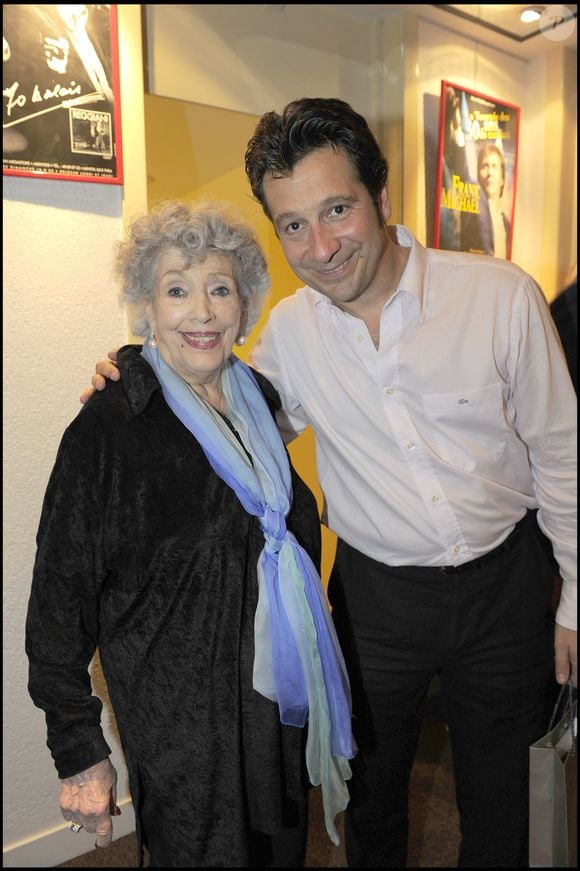 Micheline Dax et Laurent Gerra en 2009 au Palais des congrès.