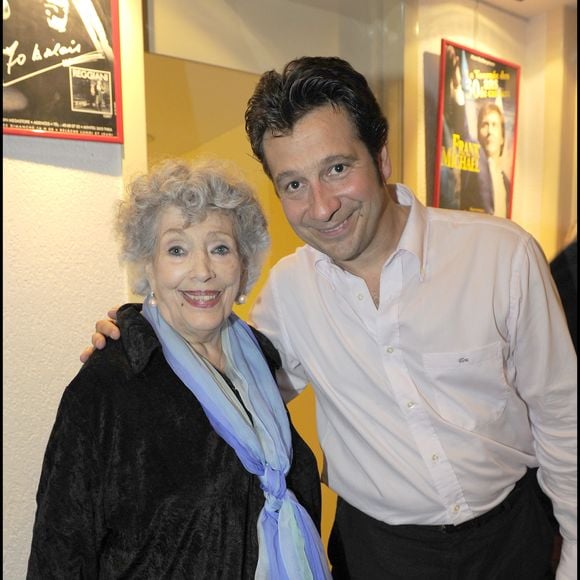 Micheline Dax et Laurent Gerra en 2009 au Palais des congrès.
