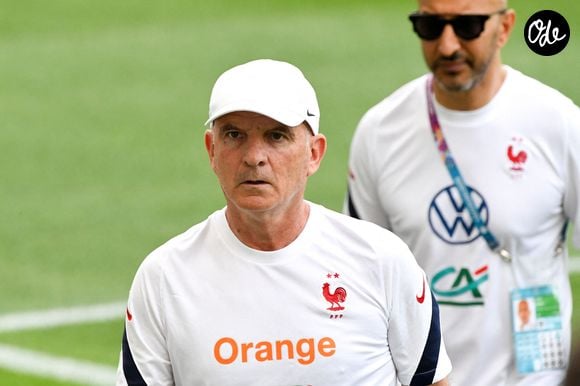 GUY STEPHAN (SELECTIONNEUR ADJOINT FRANCE) lors de l'entraînement de l'équipe de France de football pendant UEFA EURO 2020, à Budapest, Hongrie, le 21 juin 2021. © Anthony Bibard/FEP/Panoramic/Bestimage