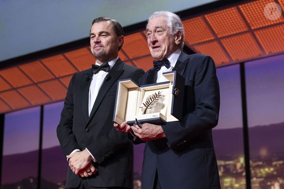 Leonardo DiCaprio et Robert De Niro (palme d'or d'honneur) - Les célébrités lors de la cérémonie d'ouverture du 78ème Festival International du Film de Cannes, le 13 mai 2025.

© Borde / Jacovides  / Moreau / Bestimage