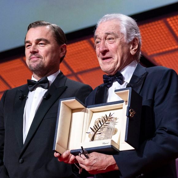 Leonardo DiCaprio et Robert De Niro (palme d'or d'honneur) - Les célébrités lors de la cérémonie d'ouverture du 78ème Festival International du Film de Cannes, le 13 mai 2025.

© Borde / Jacovides  / Moreau / Bestimage