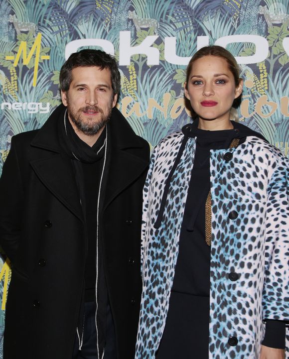 Exclusif - Guillaume Canet et son ex-compagne Marion Cotillard - Dîner de gala de la fondation Akuo suivi d’un concert privé de M.Chedid avec le collectif LAMOMALI au cabaret Lido, à Paris, France, le 17 janvier 2018 © Denis Guignebourg/Bestimage