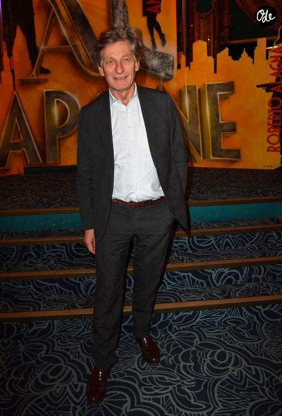 Exclusif - Nicolas de Tavernost à la générale de la comédie musicale "Al Capone" aux Folies Bergère à Paris le 9 février 2023. © Veeren / B. Rindoff / Bestimage