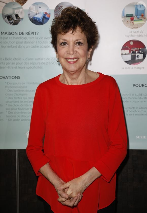 Exclusif - Catherine Laborde - Pour la 7ème année consécutive, l’association "Un Pas Vers la Vie" a organisé un dîner de charité en faveur de la recherche sur l'Autisme au Pavillon Vendôme à Paris le 22 mai 2017.  © Marc Ausset- Lacroix / Bestimage
