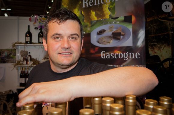 Pierre de Saint-Pastou (L'Amour est dans le pré) visite le 52e Salon de l'Agriculture, au parc des expositions de la Porte de Versailles à Paris, France, le 27 février 2015. Photo par Audrey Poree/ABACAPRESS.COM
