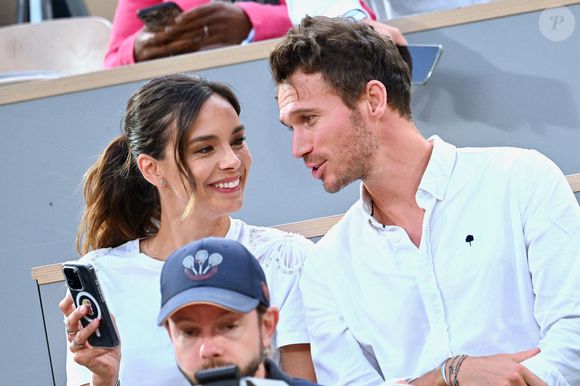 Marine Lorphelin et Stanislas Gruau sont vus à Roland Garros le 03 juin 2025 à Paris, France. Photo by ABACAPRESS.COM