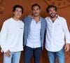 Martin n’a jamais pris la parole sur ce sujet depuis. 
Louis Kretz, Valentin Kretz et Martin Kretz au village lors des Internationaux de France de tennis de Roland Garros 2024, à Paris, France, le 4 juin 2024. © Jacovides-Moreau/Bestimage