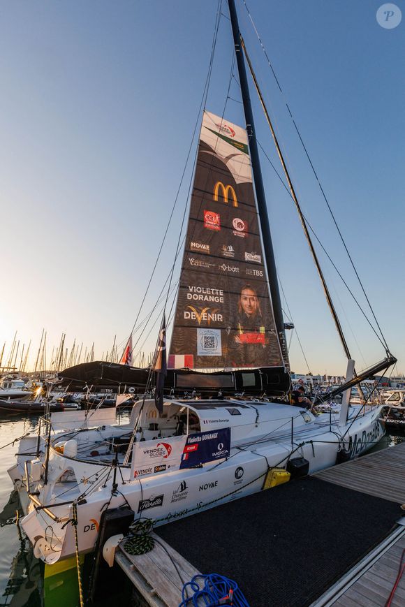Voile - 10ème édition du Vendée Globe aux Sables d'Olonne - Violette Dorange le 10 novembre 2024.
Crédit : Agence / Bestimage