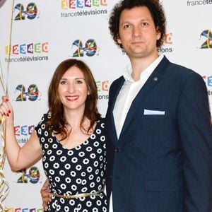 Eric Antoine et son ex-femme Calista au photocall de France Télévisions, pour la présentation de la nouvelle dynamique 2016-2017, à Paris, le 29 juin 2016.
© Guirec Coadic/Bestimage