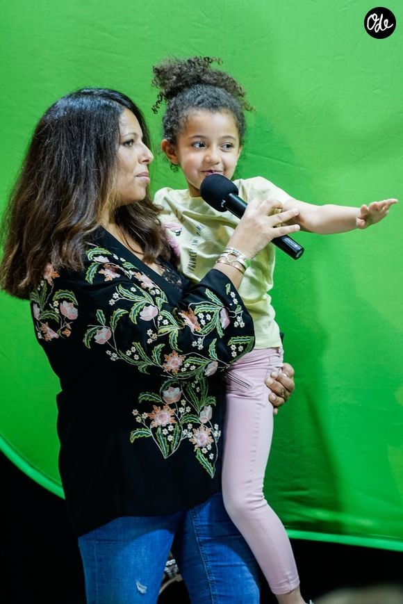 Myriam Seurat au concours Météo Got Talents saison 2 lors de la 16ème édition du forum international de la météo et du climat (FIM) à Paris, France, le 26 mai 2019. © Julien Hortolland/Panoramic/Bestimage
