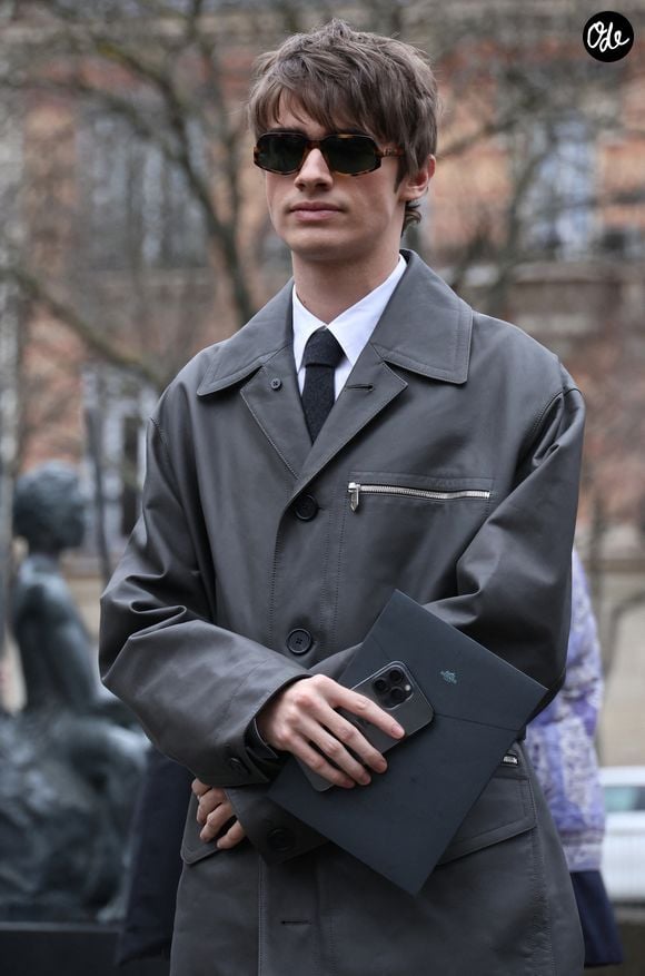 Pierre de Maere lors du défile Hermès Homme, Mode Masculine prêt-à-porter Automne/Hiver 2025-2026 dans le cadre de la Fashion Week de Paris, France, le 25 Janvier 2025. © Denis Guignebourg/BestImage
