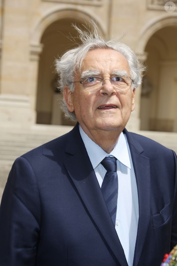 Bernard Pivot - Cérémonie d'intronisation de Dany Laferrière à l’Académie Française à Paris le 28 mai 2015.