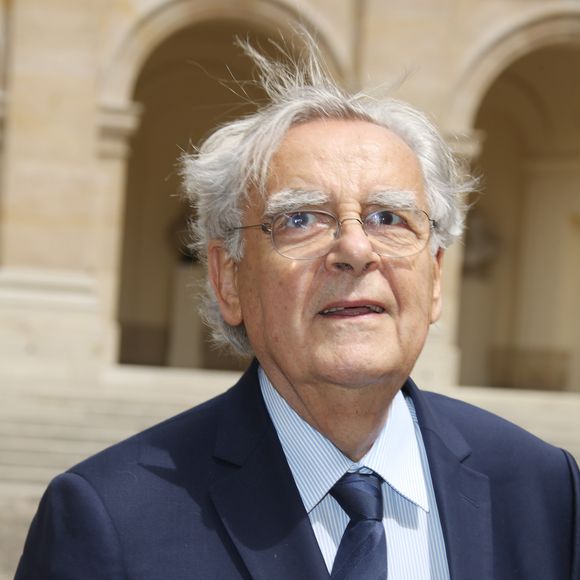 Bernard Pivot - Cérémonie d'intronisation de Dany Laferrière à l’Académie Française à Paris le 28 mai 2015.