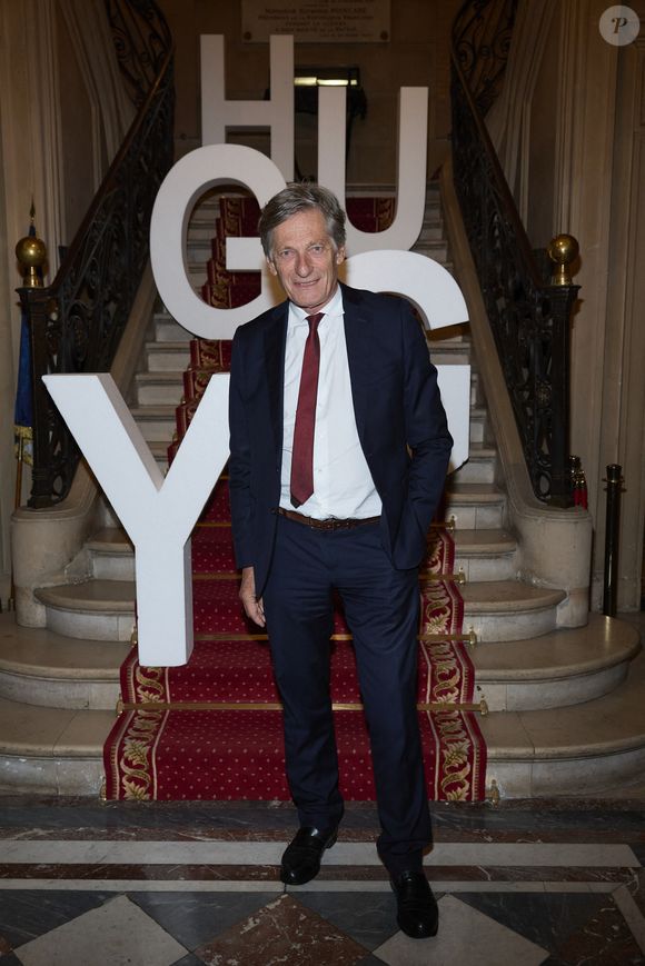 Nicolas de Tavernost - Soirée de lancement du premier guide "Huggy Paris Numéro 1", un guide avec sa sélection des plus belles adresses de la capitale (hôtels, eat&drink, et home), Paris le 9 octobre 2024. © Cyril Moreau/Bestimage