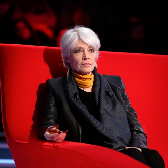 Enregistrement de l'émission "Le Divan" présentée par Marc-Olivier Fogiel avec Françoise Hardy en invitée. Elle sera diffusée le 16 février 2016 sur France 3. © Dominique Jacovides / Bestimage