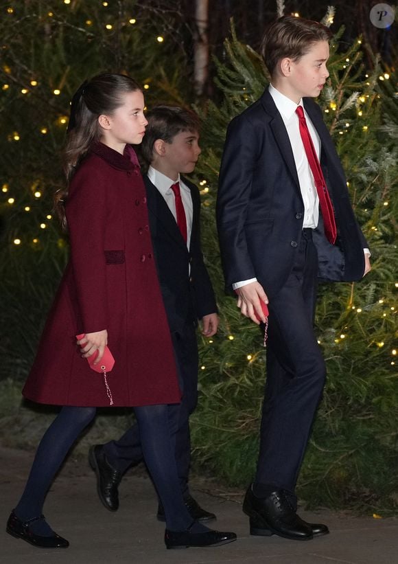 La famille royale d'Angleterre assiste à la messe "Together At Christmas Carol" à l'abbaye de Westminster à Londres, Royaume-Uni le 6 Décembre, 2024