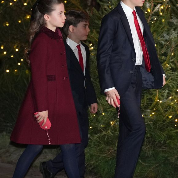 La famille royale d'Angleterre assiste à la messe "Together At Christmas Carol" à l'abbaye de Westminster à Londres, Royaume-Uni le 6 Décembre, 2024