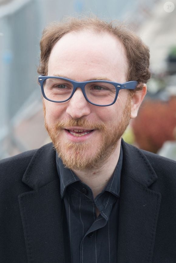 Marius Colucci lors des obseques de Veronique Colucci au cimetiere de Montrouge, Paris, France le 12 avril 2018. Photo ABACAPRESS.COM