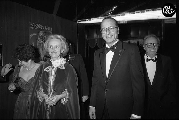 Archives - Jacques Chirac et sa femme Bernadette - Soirée pour le 75ème anniversaire de Loulou Gasté au Paradis Latin, organisée par Line Renaud. Le 18 mars 1983
© Jean-Claude Woestelandt / Bestimage