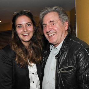 Exclusif - Daniel Auteuil et sa fille Nelly au concert de Dave à Bobino à Paris. © Coadic Guirec / Bestimage
