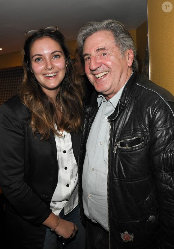 Exclusif - Daniel Auteuil et sa fille Nelly au concert de Dave à Bobino à Paris. © Coadic Guirec / Bestimage