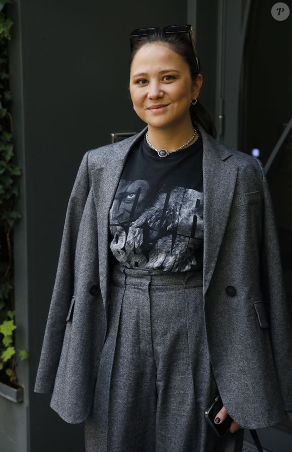 Laura Felpin - Arrivées à l'enregistrement de l'émission "Vivement Dimanche" au Studio Gabriel, présentée par M.Drucker et diffusée le 2 octobre sur France 3. Le 21 septembre 2022
