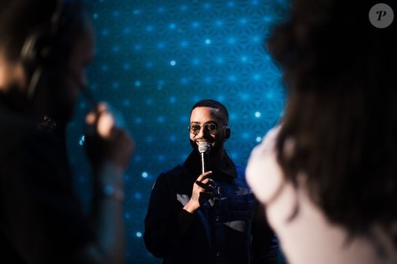 Slimane Nebchi lors de l'enregistrement de l'émission "La boite à secrets" le 7 octobre 2019

© Tiziano Da Silva / Bestimage